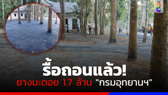 รื้อถอนพื้นยางมะตอย 1.7 ล้าน! หลังทัวร์ลงสนั่น "กรมอุทยานฯ"