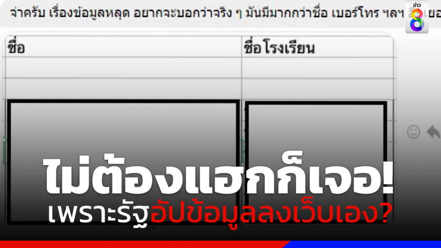 ไม่ต้องถึงมือแฮกเกอร์ ข้อมูลหลุดเพราะรัฐอัปลงเว็บเอง?!