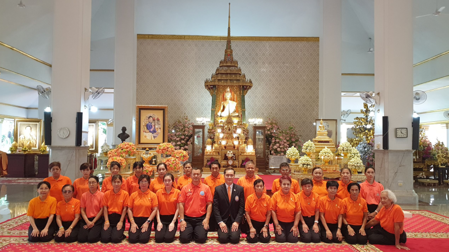 มูลนิธิเพื่อนพึ่ง (ภาฯ) จัดพิธีเจริญพระพุทธมนต์ถวายเป็นพระกุศล