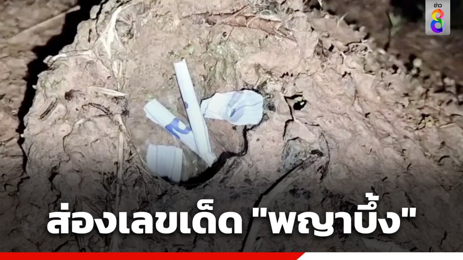นั่งรอ 3 ชม. คอหวยเฮได้ "เลขเด็ด" จากพญาบึ้ง 3 ตัวเต็ม ๆ หวังลุ้นรวยงวด 16/09/66