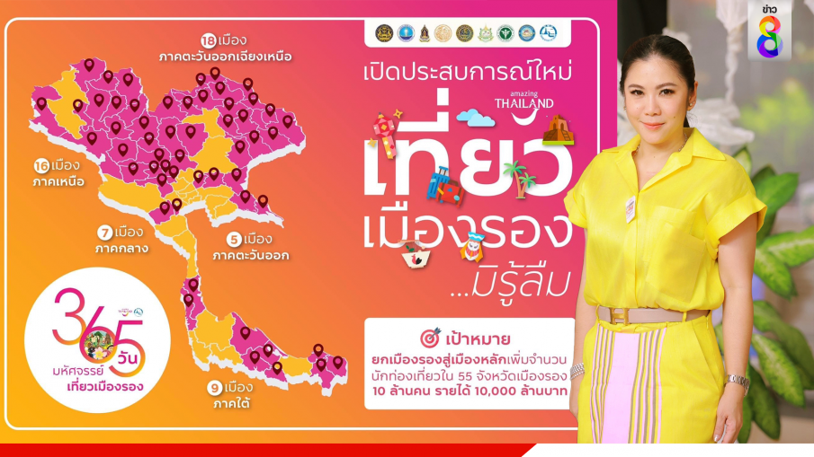 ททท.เปิดประสบการณ์ความสุขครั้งใหม่ "365 วัน มหัศจรรย์เที่ยวเมืองรอง"