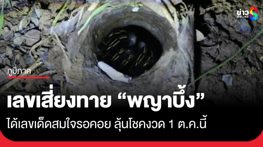 เลขเสี่ยงทายพญาบึ้ง