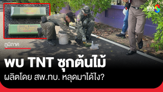 พบ TNT 2 ปอนด์ ซุกต้นไม้ ผลิตโดย สพ.ทบ. หลุดมาได้ไง
