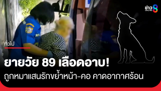 สุนัขขย้ำหน้ายายวัย 89 เลือดอาบ! หลานเชื่อเครียดอากาศร้อน ยันเลี้ยงต่อเพราะรักและผูกพัน