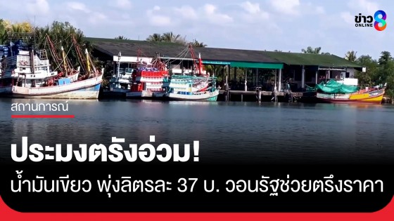 สู้ไม่ไหวก็ต้องจอด! พรุ่งนี้ตัวแทนประมงจ่อเข้าพบ รมว.คมนาคม หาทางรอดวิกฤตน้ำมันเขียวแพง
