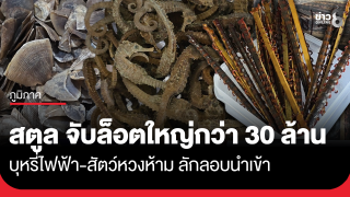 จับบุหรี่ไฟฟ้า-สัตว์หวงห้าม มูลค่ากว่า 30 ล้าน